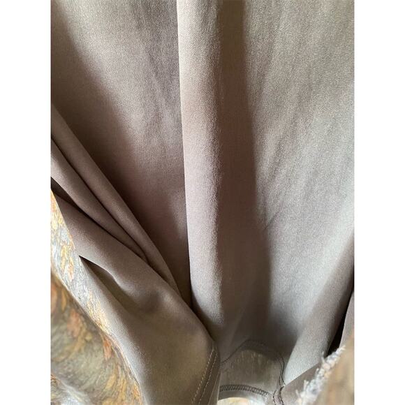 Women's Floral V-Neck Long Sleeve Blouse Multicolor Size M Gilli Balloon Sleeve - Picture 6 of 10